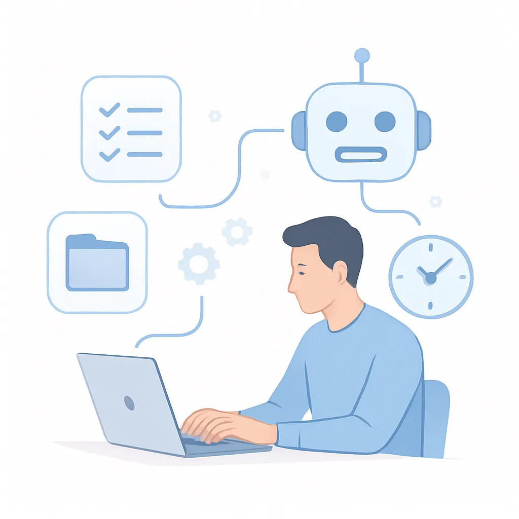 Imagem sobre como automatizar tarefas com ia