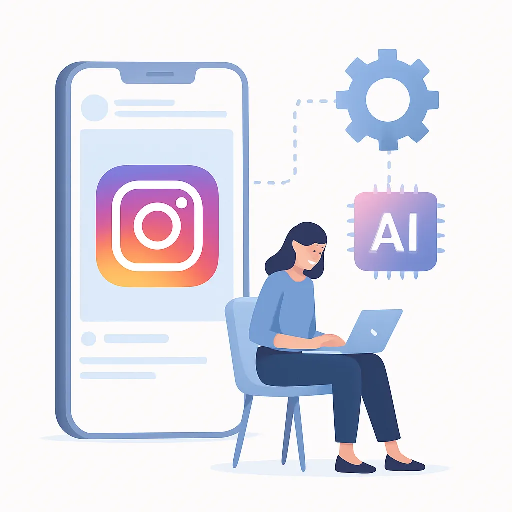 Imagem sobre como automatizar instagram com ia
